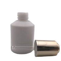 30g frosted glass jar with white cap and 100ml frosted glass bottle with white dropper and 200ml frosted glass bottle with whit