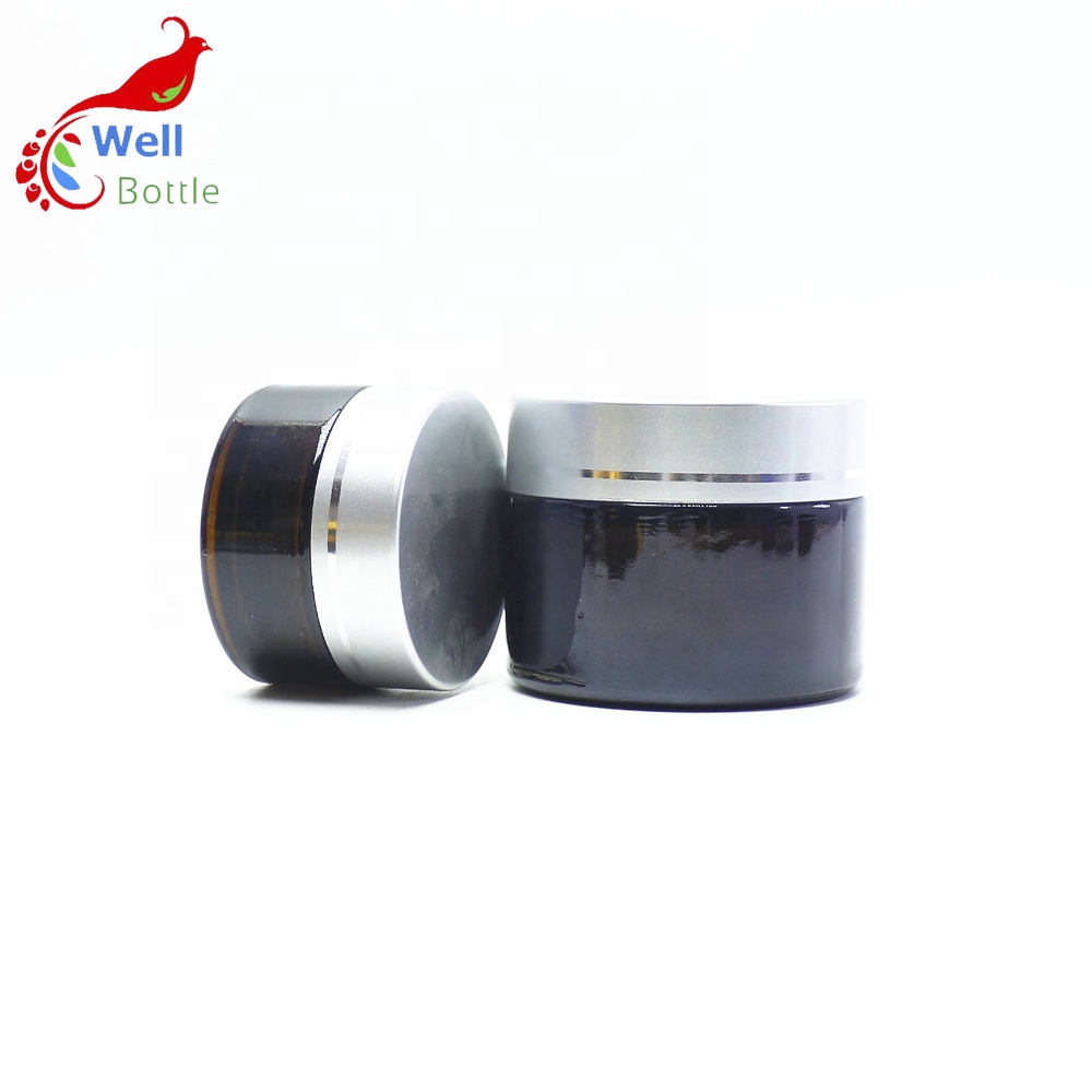 30g glass cosmetic jar cream jar with lid in stock GJ-1-2A