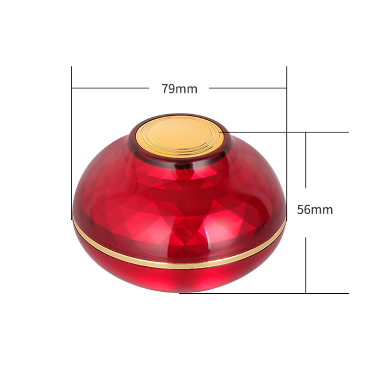 30g high quality IN STOCK ready to ship Red White cream jar empty face cream container empty jar