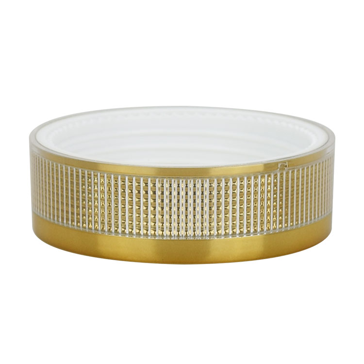 30g luxurious shiny gold acrylic cosmetic cream jar with lid