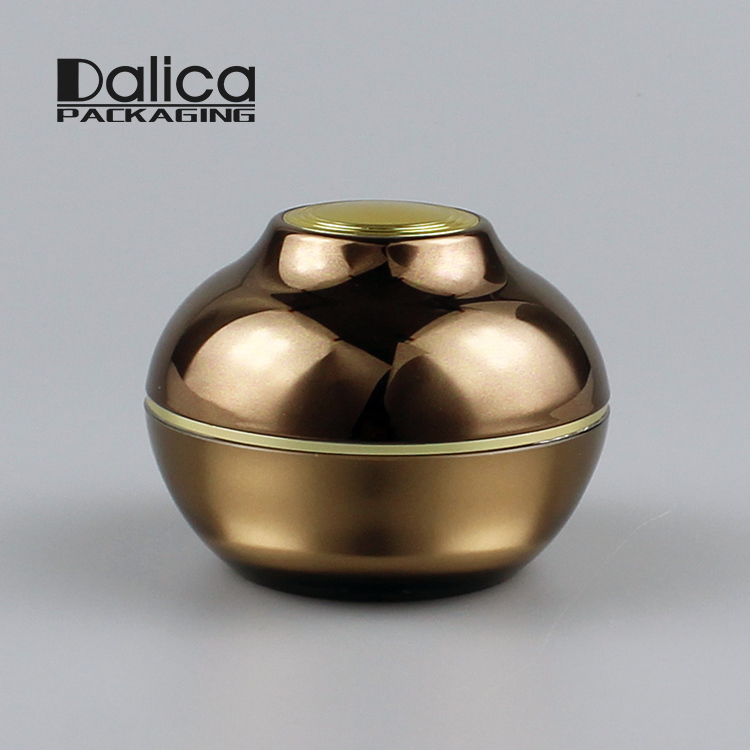 30g pearl pink elegant round acrylic facial cream jar