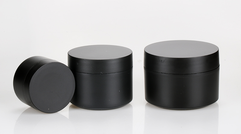 30g pp matte black cosmetic jar professional nail uv gel container cheap empty jar for nail polish