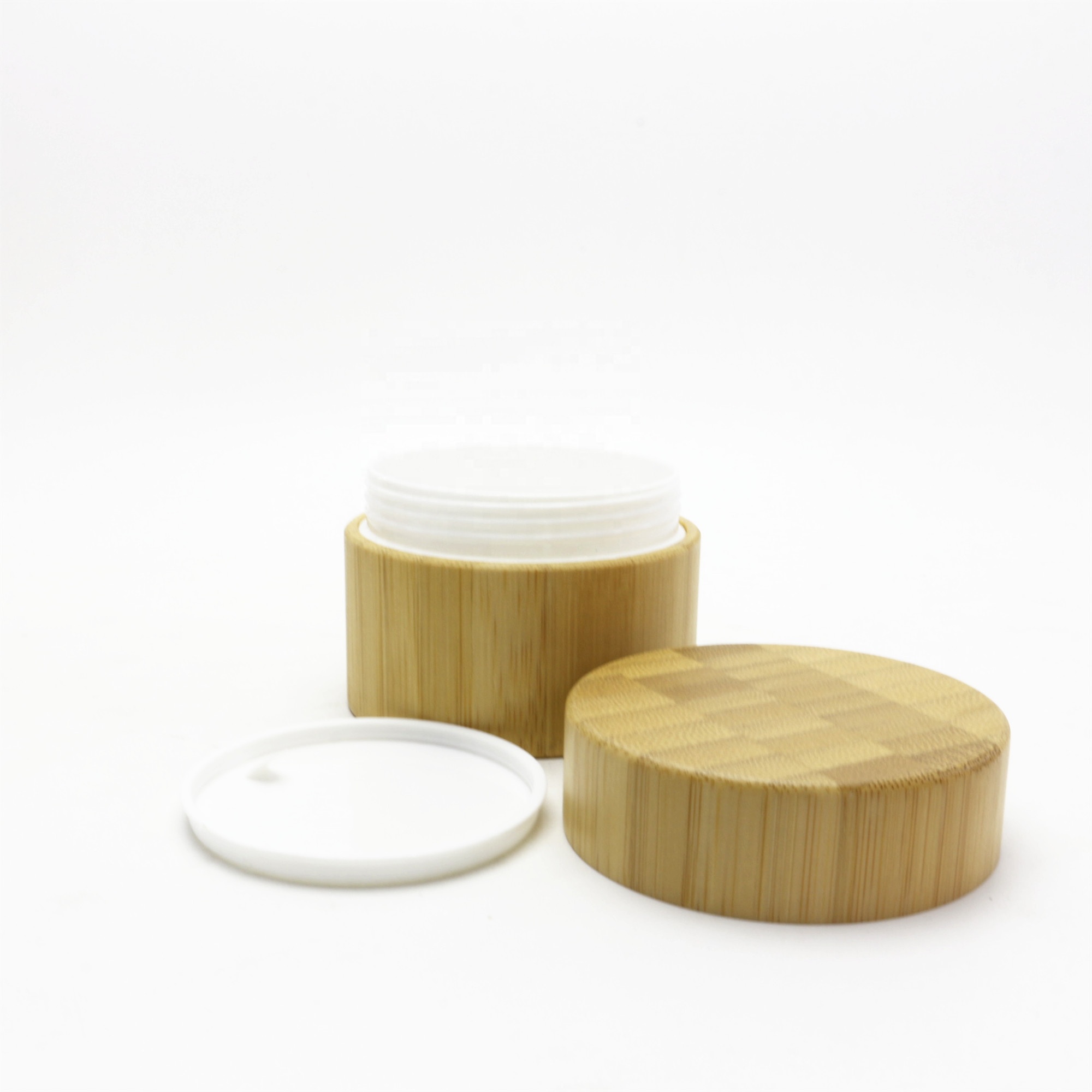 30g real bamboo jars with bamboo caps in stock BL-180K