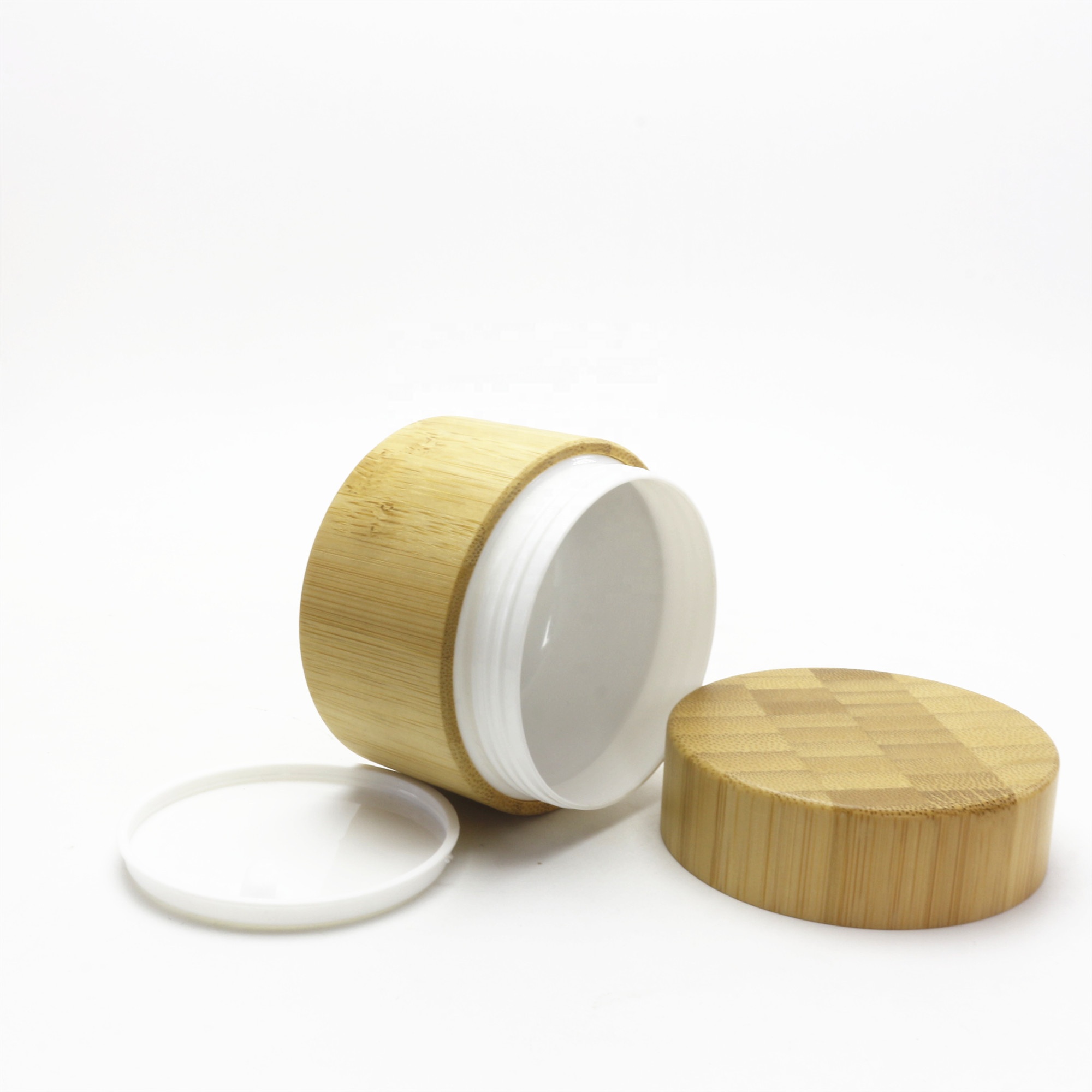 30g real bamboo jars with bamboo caps in stock BL-180K