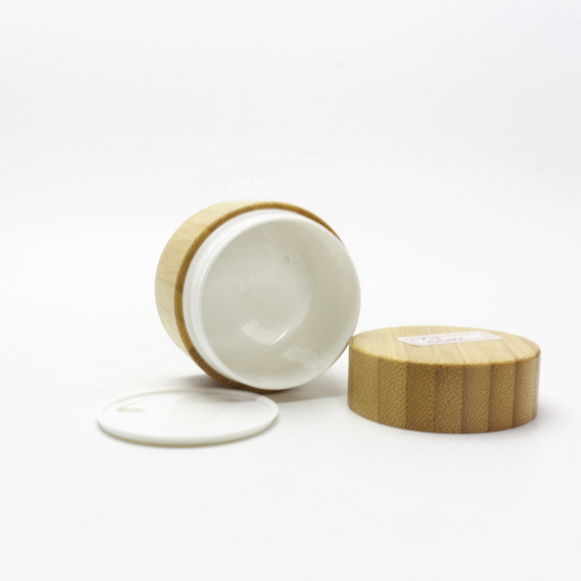 30g real bamboo jars with bamboo caps in stock BL-180K