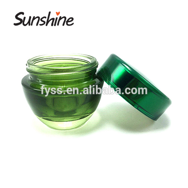 30g round face cream jar eye serum jar glass cosmetic jar container