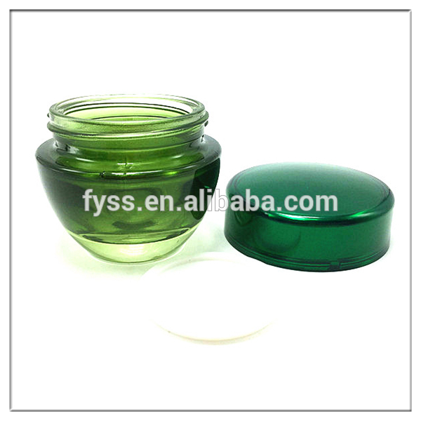 30g round face cream jar eye serum jar glass cosmetic jar container