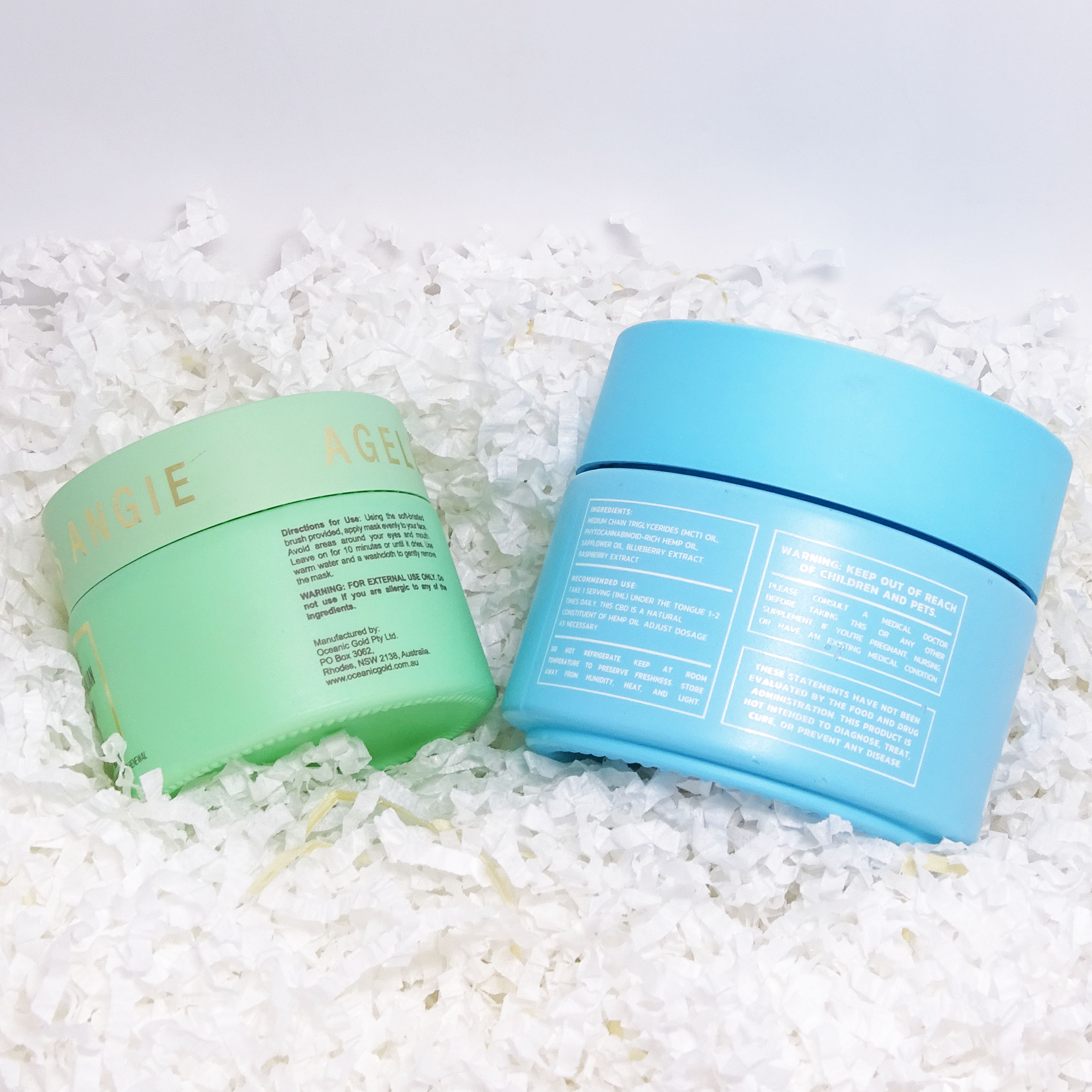 30gram Customized round glass 1 oz cosmetic face cream jar container