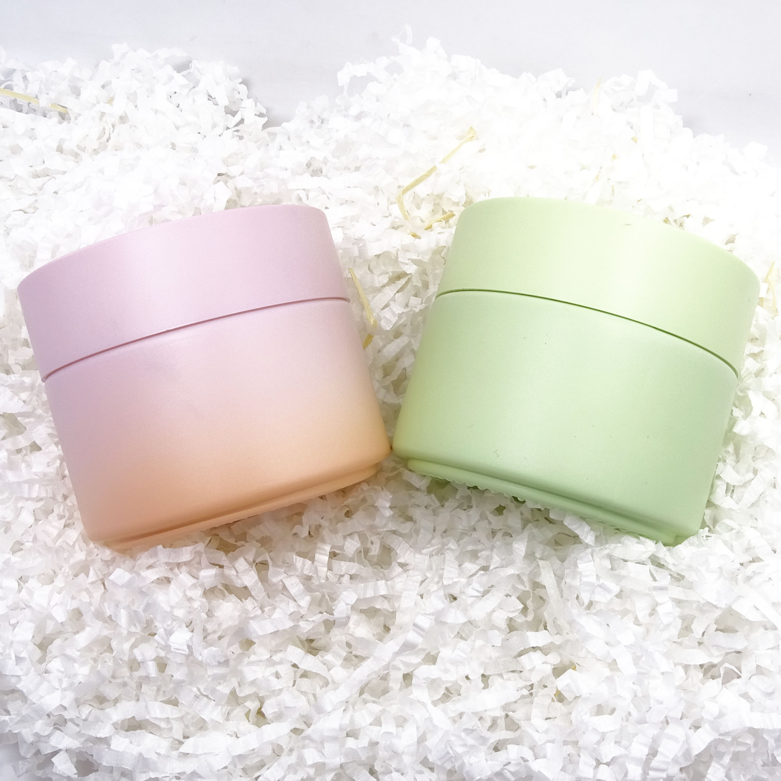 30gram Customized round glass 1 oz cosmetic face cream jar container