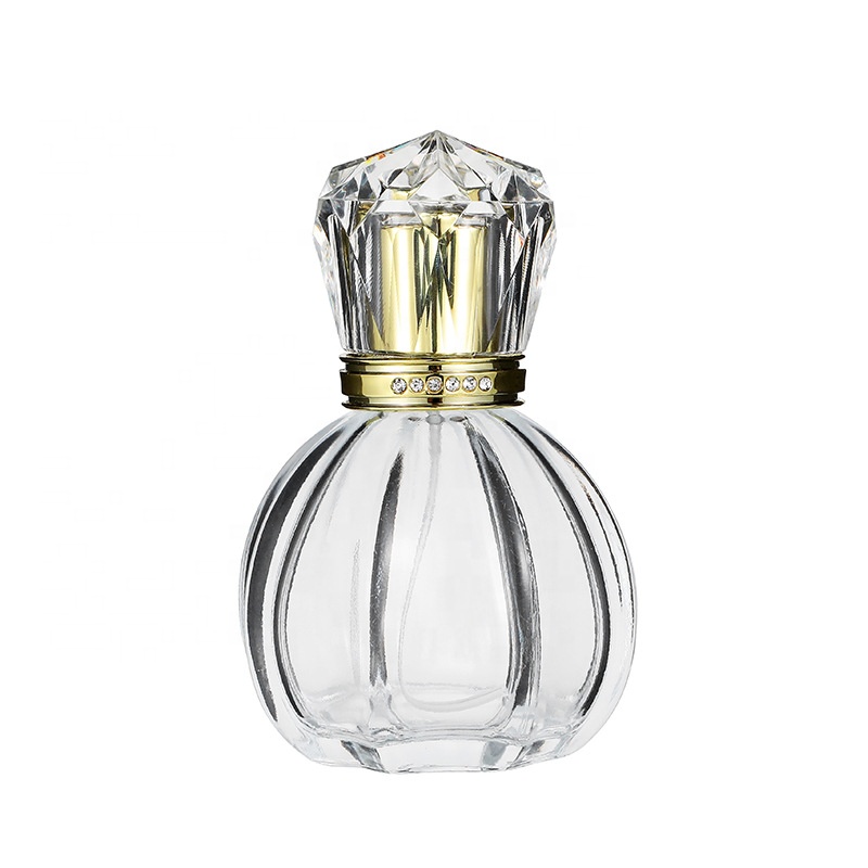 30ml / 1 oz. Clear Refillable Perfume Bottle, Portable Empty Glass Perfume Atomizer Bottle with Spray Applicator