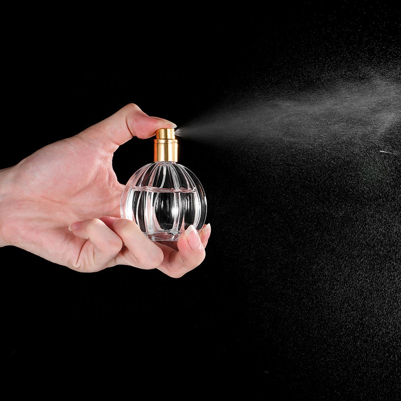 30ml / 1 oz. Clear Refillable Perfume Bottle, Portable Empty Glass Perfume Atomizer Bottle with Spray Applicator