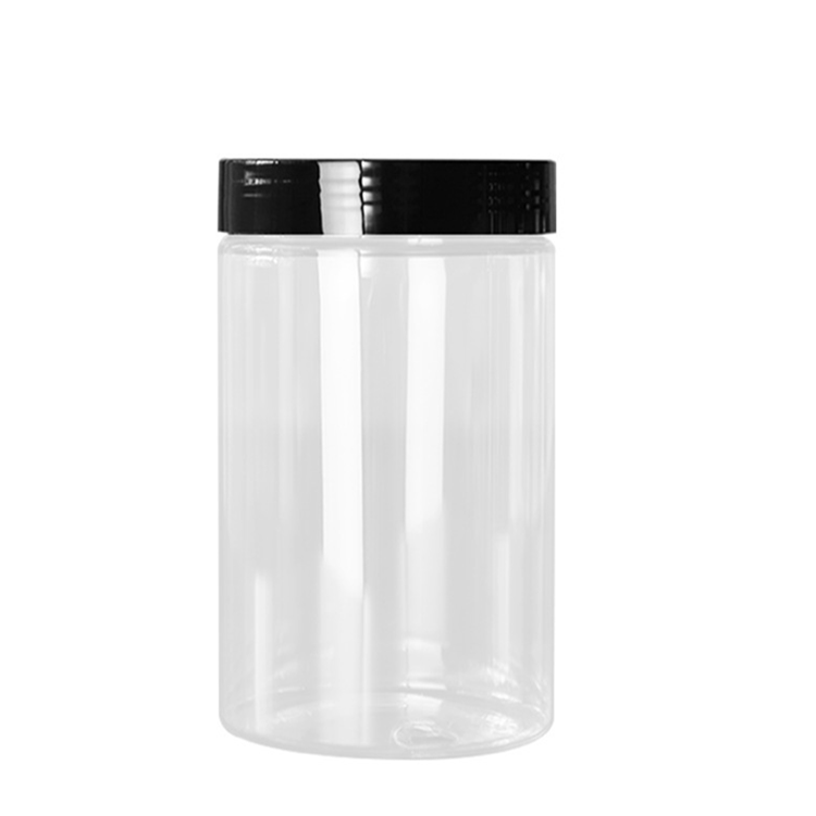 30ml 100ml 120ml 400ml plastic jar containers with screw plastic cap for food