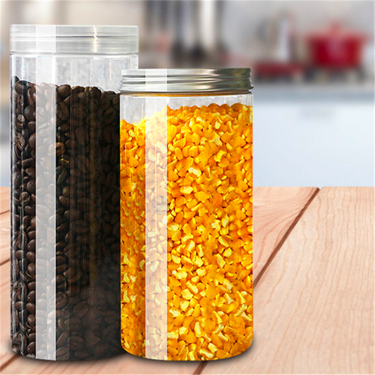 30ml 100ml 120ml 400ml plastic jar containers with screw plastic cap for food