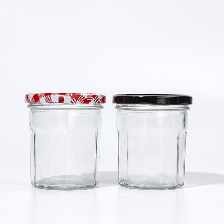 30ml 100ml 150ml 200ml 250ml 380ml  Glass Jam Jar Suppliers Hexagonal Glass Jar