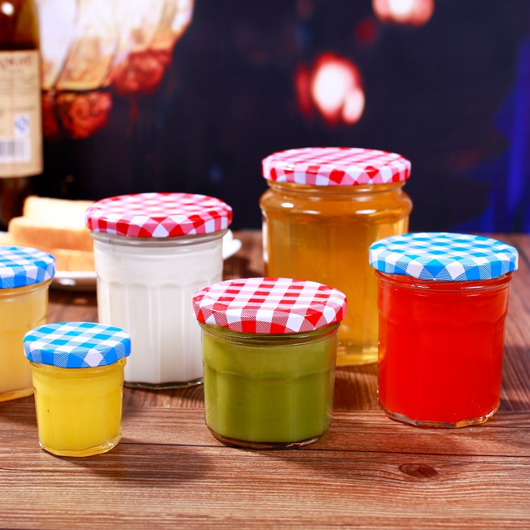 30ml 100ml 200ml 250ml Clear storage glass bottle glass food jam jar