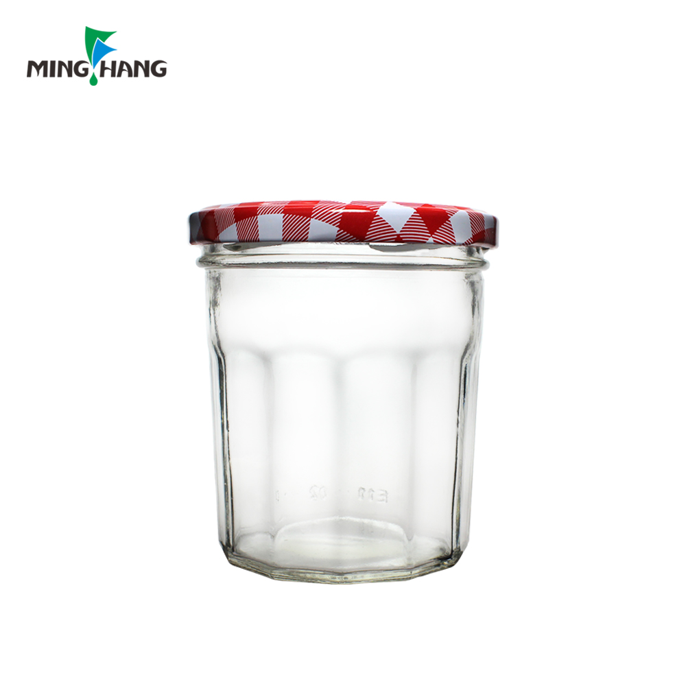 30ml 100ml 200ml 250ml Clear storage glass bottle glass food jam jar