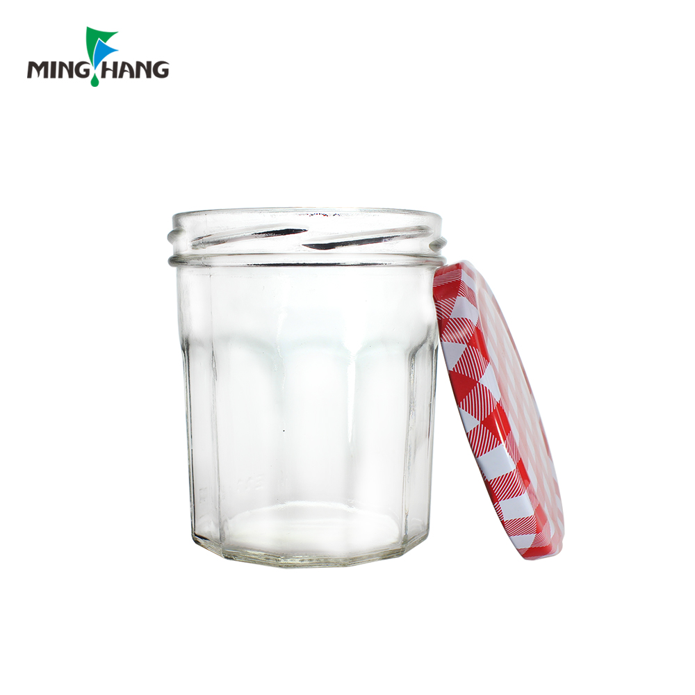 30ml 100ml 200ml 250ml Clear storage glass bottle glass food jam jar