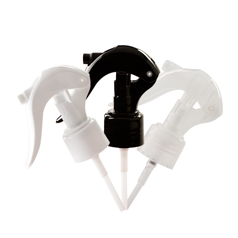 30ml 100ml 250ml 300ml 500ml Black white clear Trigger Spray Bottle PET plastic bottle with trigger pump spray cap