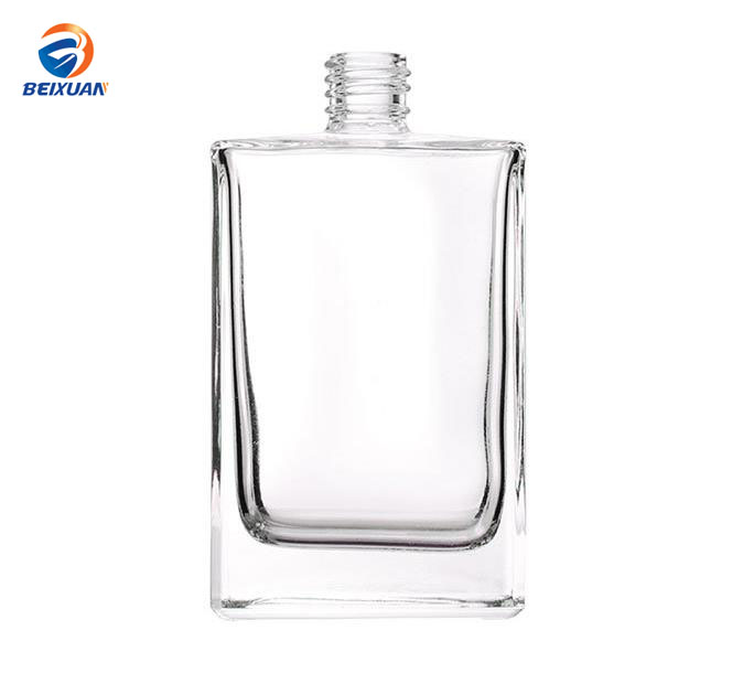 30ml 100ml cosmetic subpackage glass bottle wholesale perfume bottles with mental caps