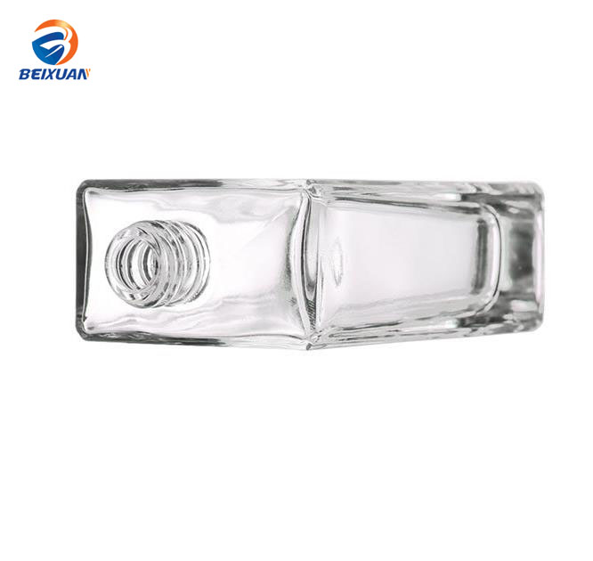 30ml 100ml cosmetic subpackage glass bottle wholesale perfume bottles with mental caps