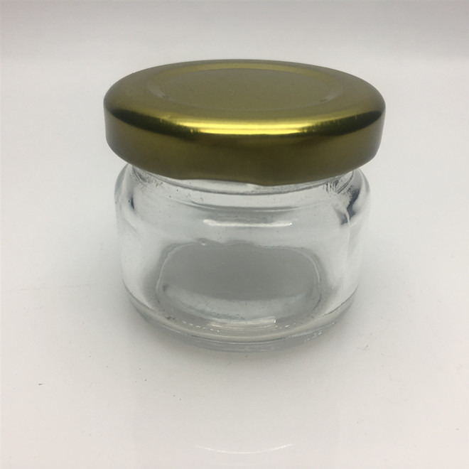 30ml 1oz 1 once round clear cheap small mini honey jam jar baby food glass jar empty