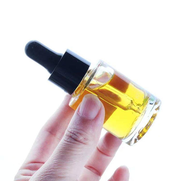 30ml 1oz 50ml 60ml 100ml Clear glass serum bottle transparent dropper bottle for packaging