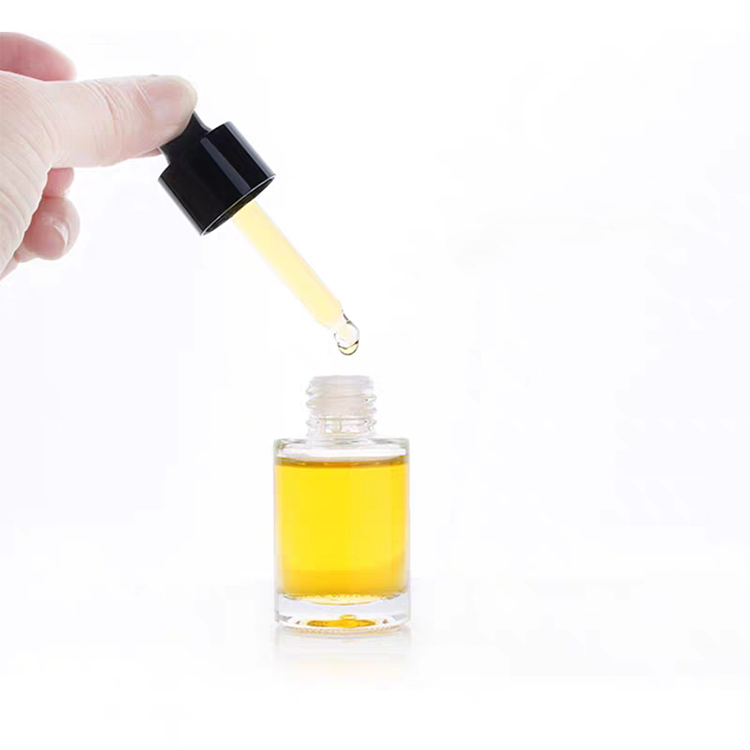 30ml 1oz 50ml 60ml 100ml Clear glass serum bottle transparent dropper bottle for packaging