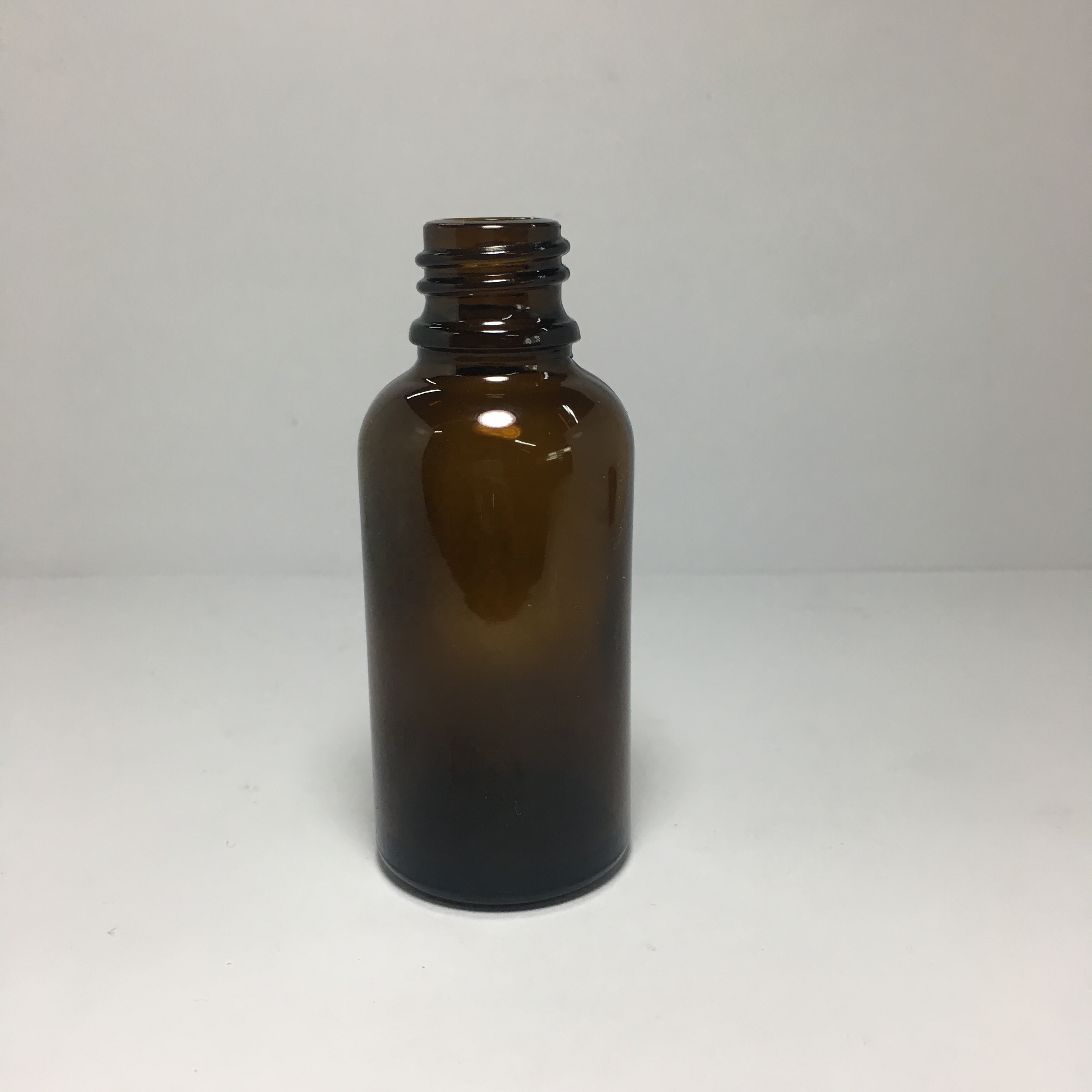 30ml 1oz amber essential oil glass bottle with child resistant and tamper evident glass dropper for cosmetic packaging