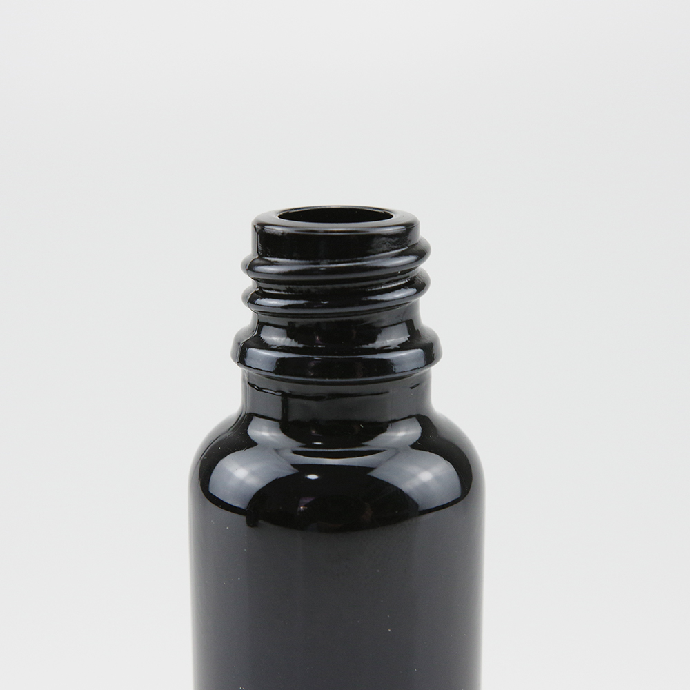 30ml 1oz black Essential oil bottle glass dropper bottle