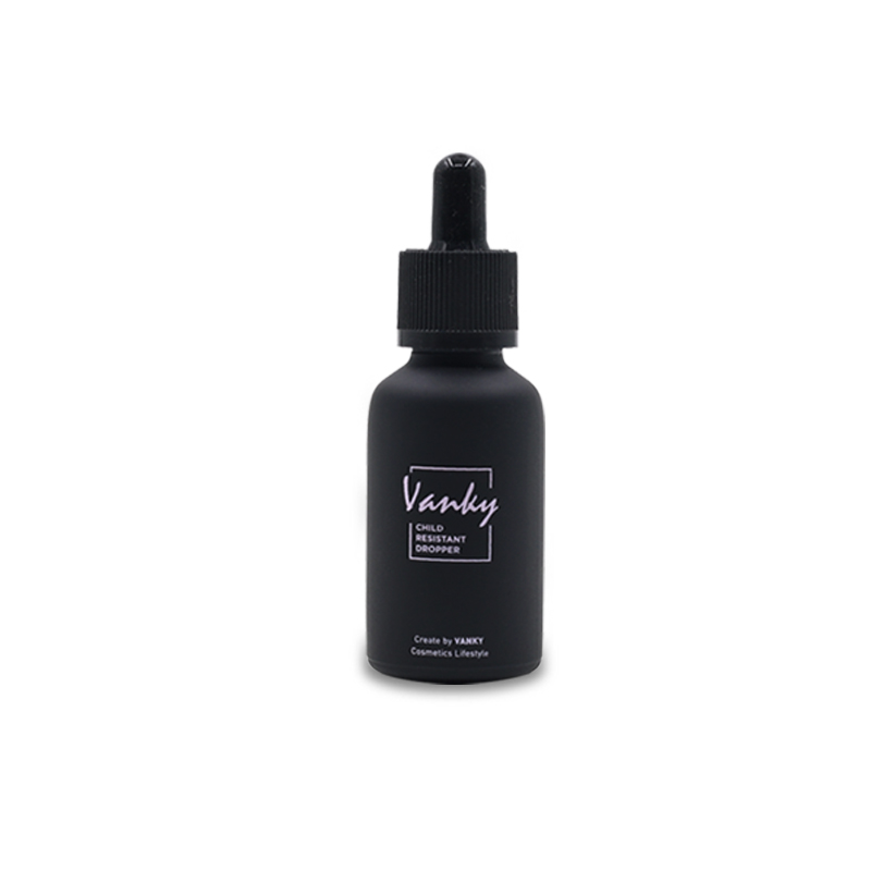30ml 1oz glass dropper bottle for CBD oil with custom design