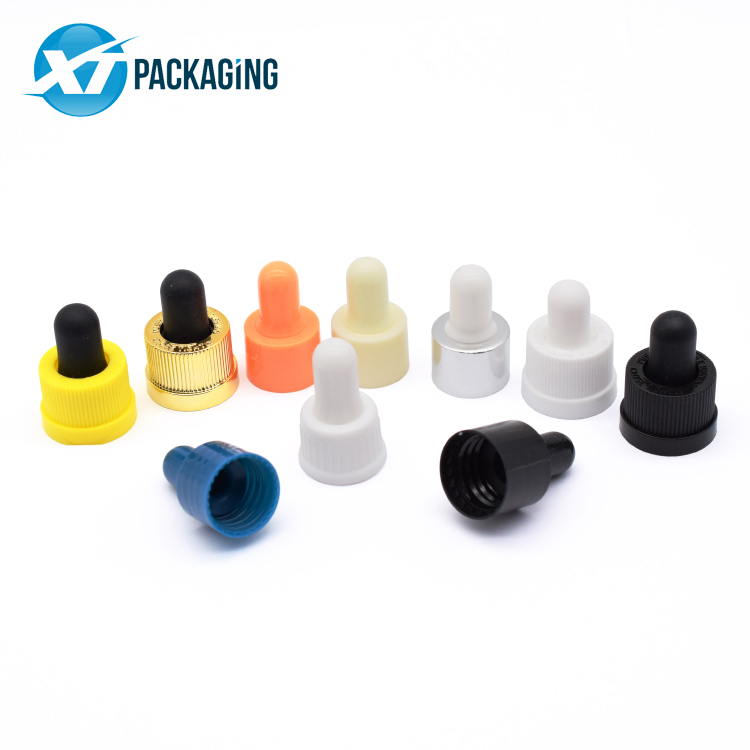 30ml 1oz gold silver clear amber matte black glass dropper bottle glass pipette with child resistant screw plastic bamboo cap