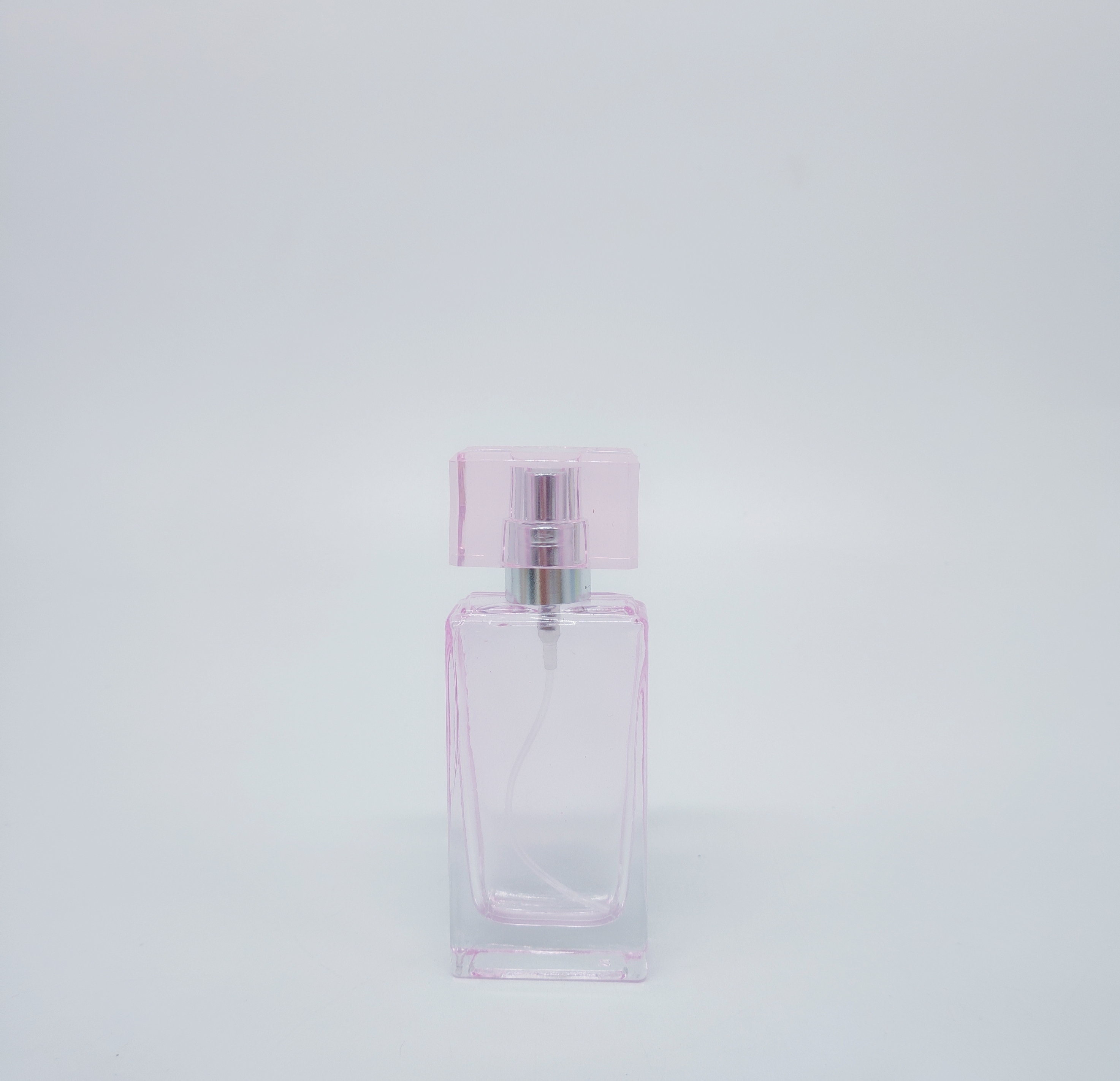 30ml 1oz luxury colored design OEM makeup filler screw sprayer glass perfume bottle