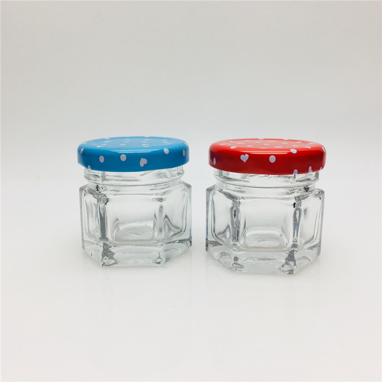30ml 1oz mini glass can glass jar for honey jam baby food cubilose lead-free glass container
