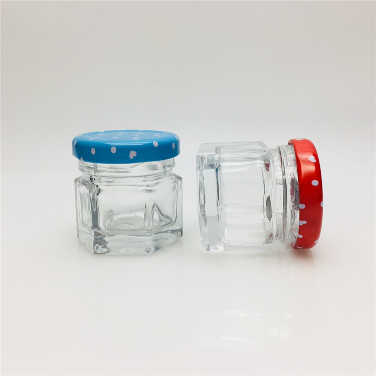 30ml 1oz mini glass can glass jar for honey jam baby food cubilose lead-free glass container