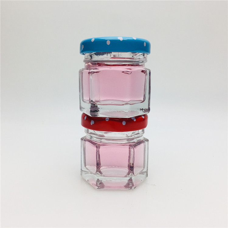 30ml 1oz mini glass can glass jar for honey jam baby food cubilose lead-free glass container