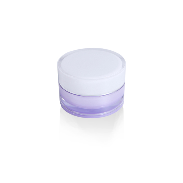 30ml 1oz round double wall cosmetic jar acrylic
