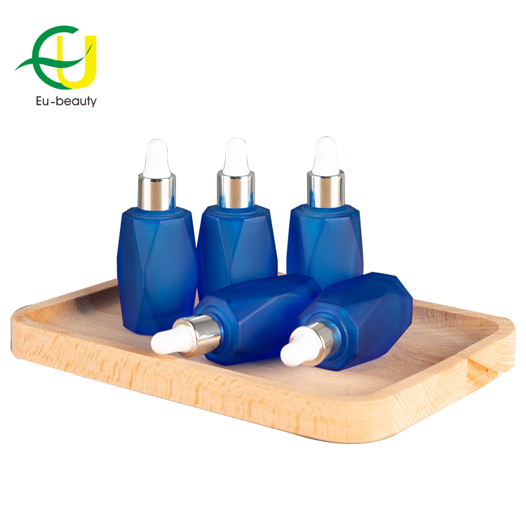 30ml 2 oz custom amber glass dropper bottle packaging container with pipette