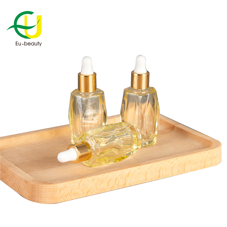 30ml 2 oz custom amber glass dropper bottle packaging container with pipette