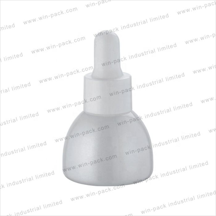 30ml 20ml 10ml round transparent green color glass serum bottle with dropper cap