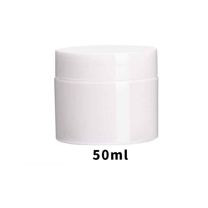 30ml - 250ml cosmetic container wide mouth plastic PET cream jar with lid for facial body cream
