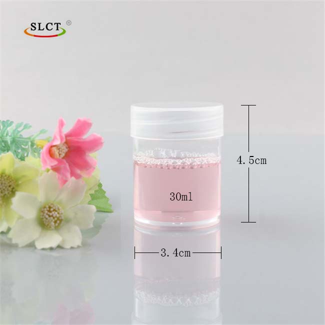 30ml 30g 1oz PS clear beauty plastic cream jar container