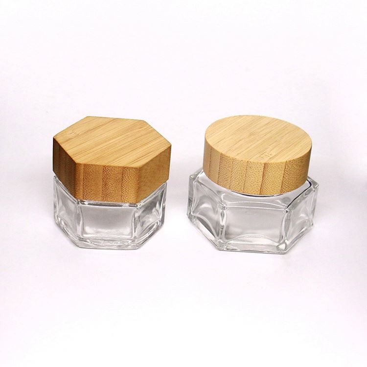 30ml 30g Empty Lotion Bamboo Lid Cream Jars Cosmetic Cream Jar For Sale