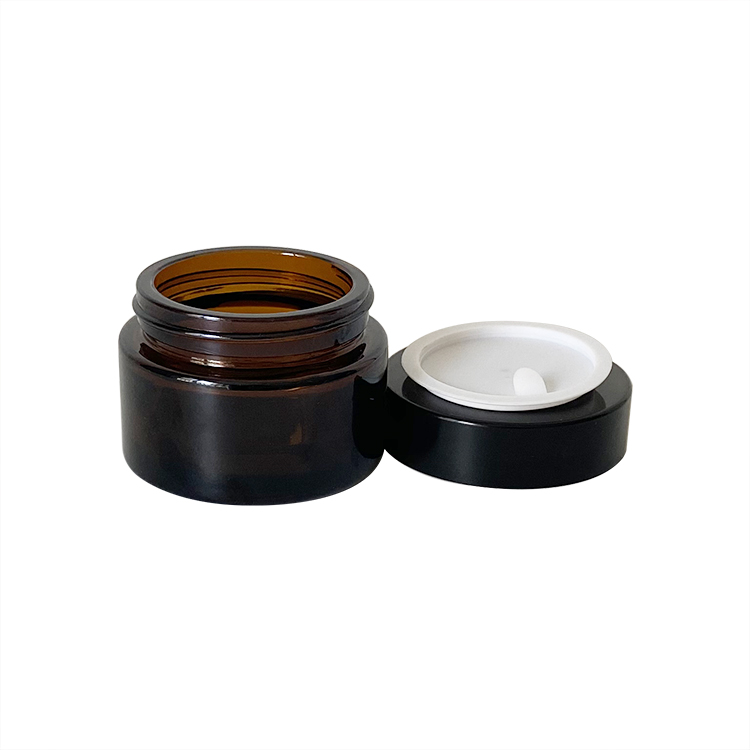 30ml 30g Glass Cosmetic Face Skin Cream Custom Cosmetic Glass jar Container In Stock