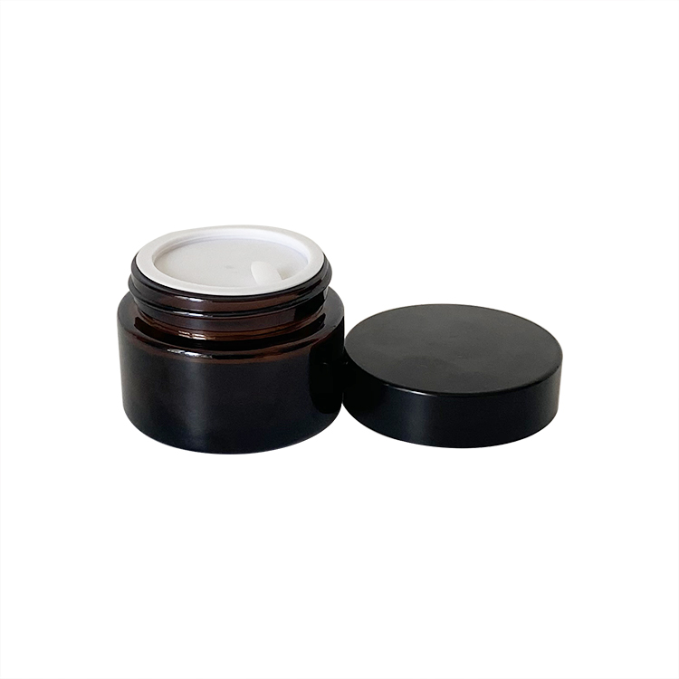 30ml 30g Glass Cosmetic Face Skin Cream Custom Cosmetic Glass jar Container In Stock