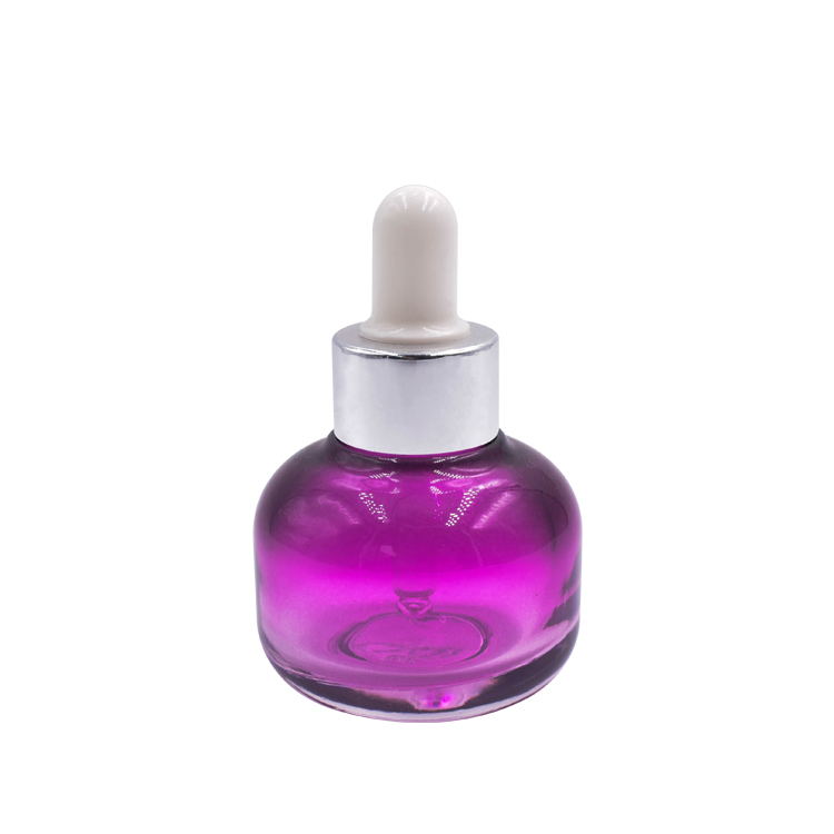 30ml 30g high quality free samples unique special shape cosmetic serum storage face essentia oil bottle with pipette dropper