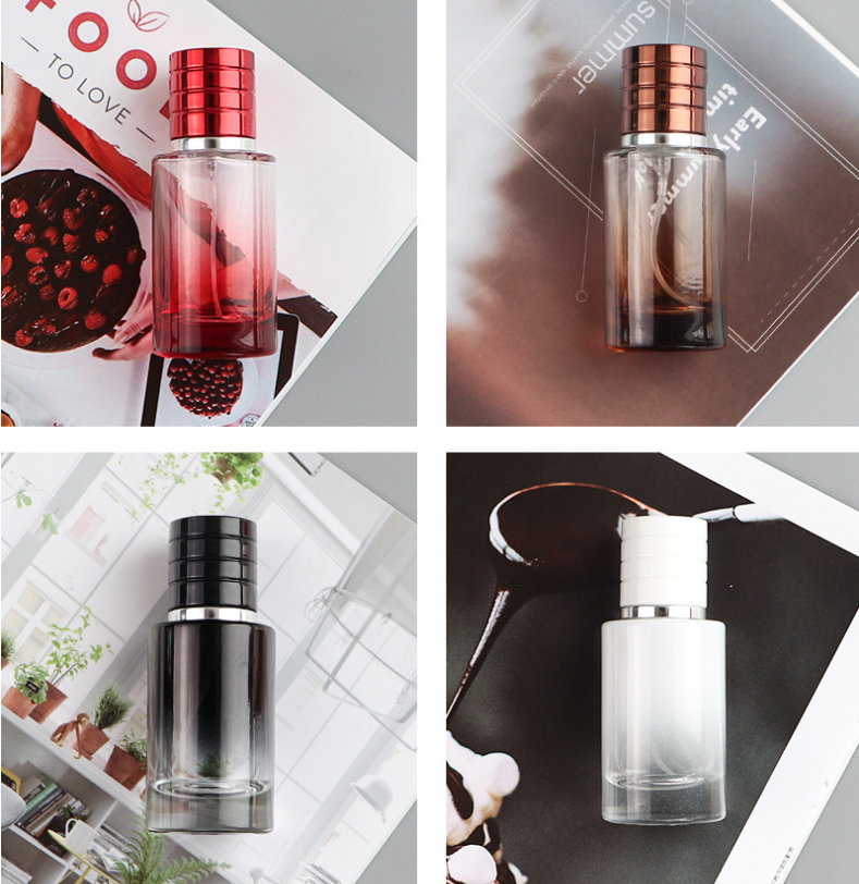 30ml 35ml empty fine mist spray unique design glass perfume bottles