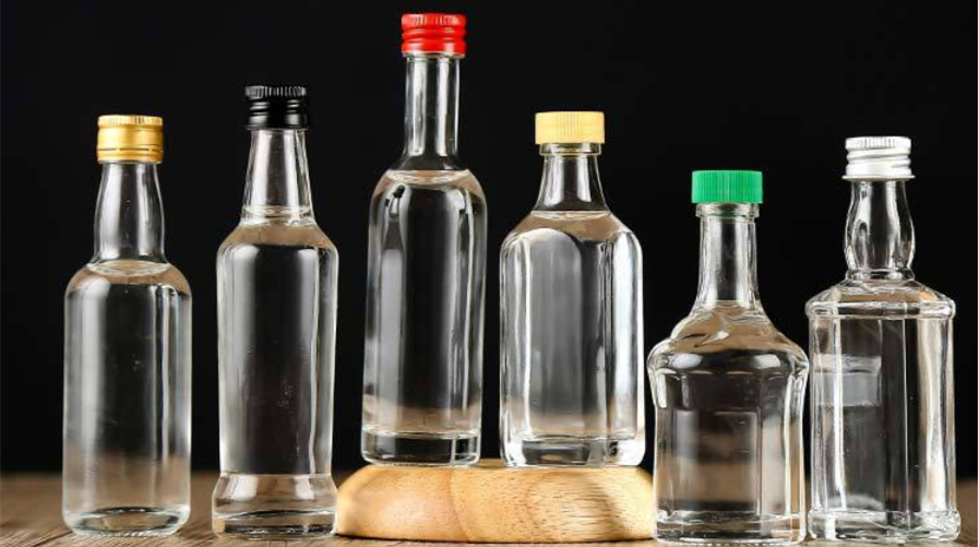 30ml 40ml 50ml 100ml Mini Small Sample Alcohol Juice Drinks Glass Wine Liquor Bottle with Screw Cap