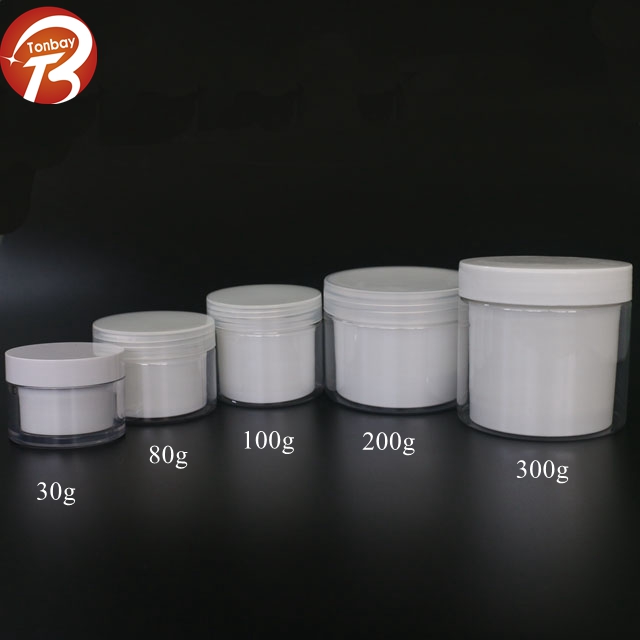 30ml 40ml 50ml 60ml 80ml 120ml 100ml 150ml 200ml 250ml 300ml clear PET plastic jar