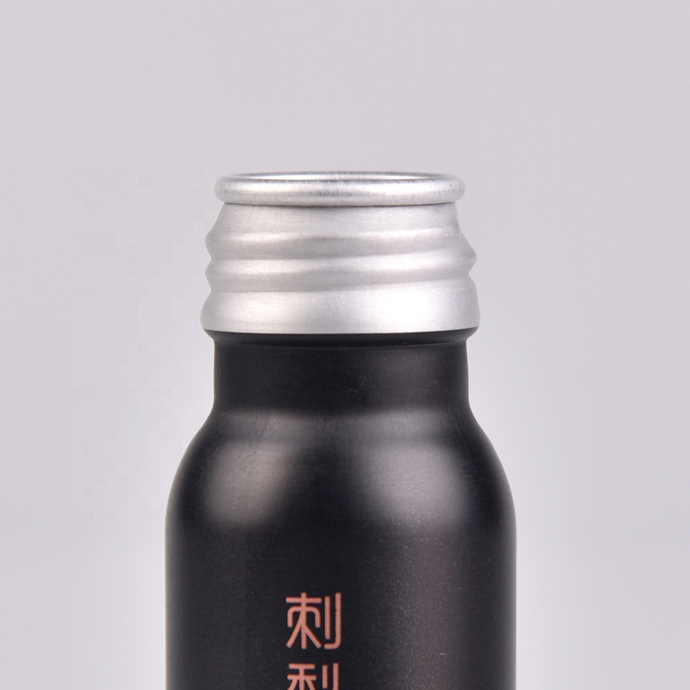 30ml 40ml 50ml 60ml 80ml 90ml 100ml empty aluminum bottles wholesale aluminum bottle drinks for energy shot with screw caps