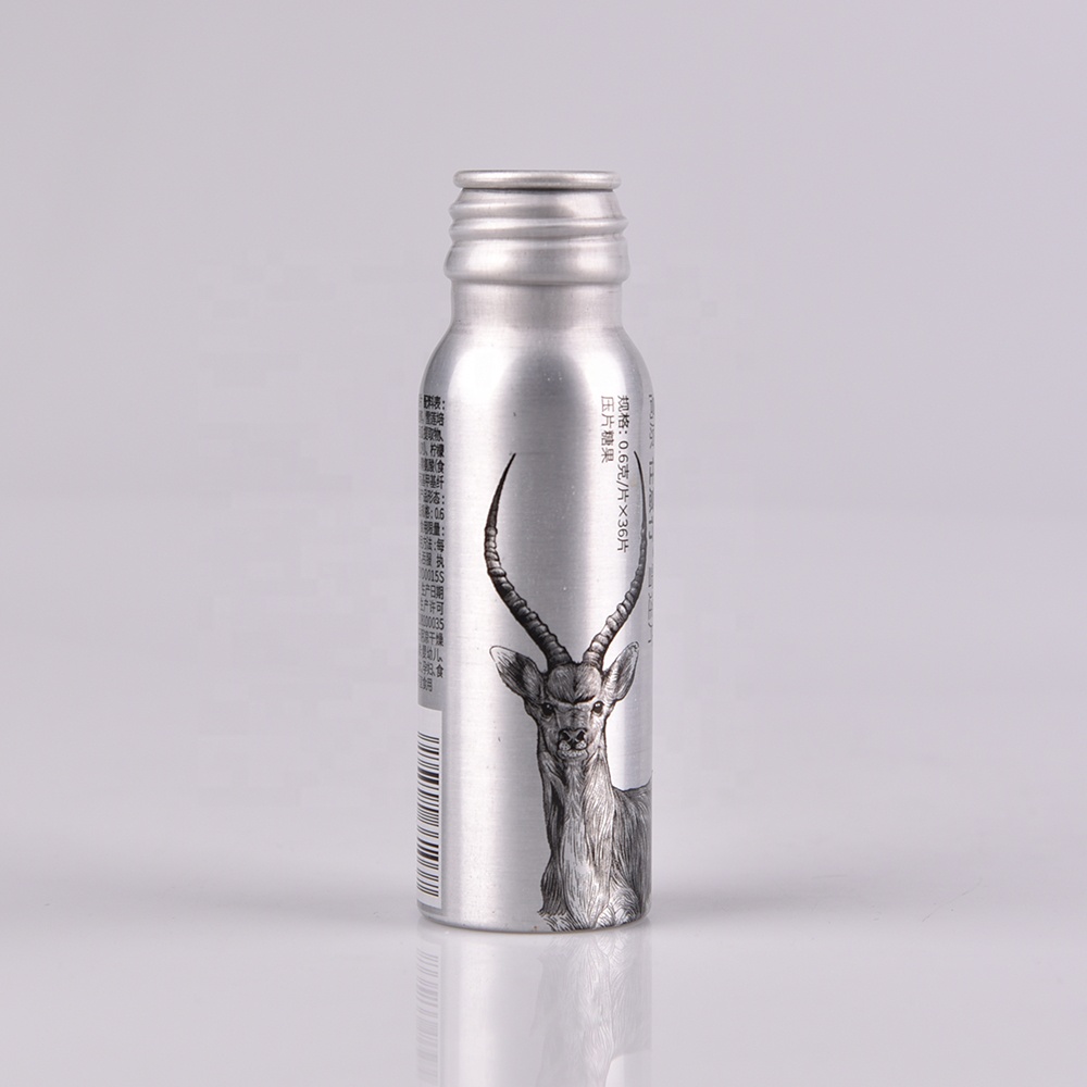 30ml 40ml 50ml 60ml 80ml 90ml 100ml empty aluminum bottles wholesale aluminum bottle drinks for energy shot with screw caps